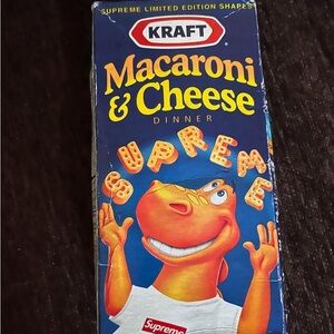 Supreme x Kraft Macaroni & Cheese Blue Box